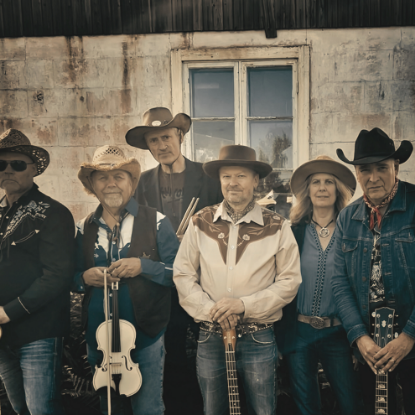 Bild på Södra Norrlands Coast Country Cowboys på Hyttan i Axmar